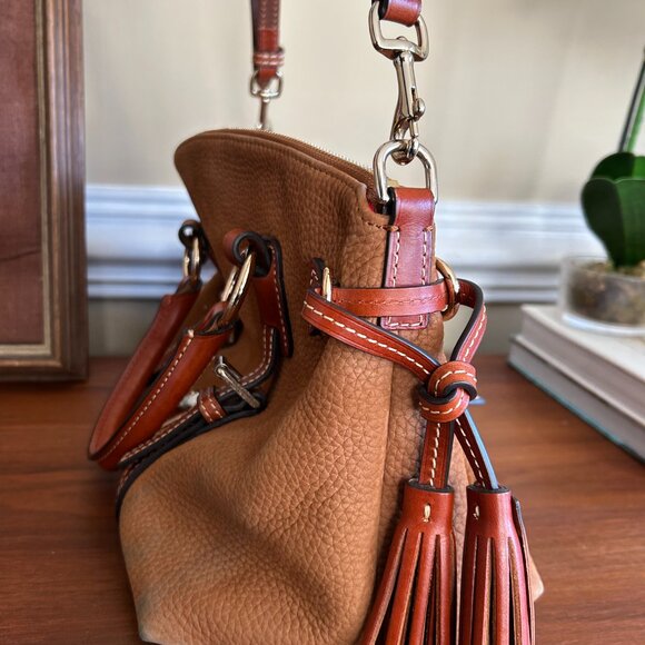 Dooney and Bourke Bristol Satchel in Pebble Grain Leather - Picture 2 of 9